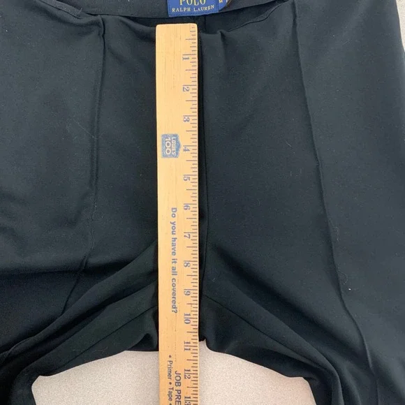 Polo Ralph Lauren Leggings Womens Medium Black Pintuck Ankle Zip Skinny Pants * - Picture 13 of 15